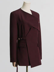 Deconstructed Asymmetric Blazer-boutique