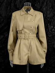 Collared Belted Jumpsuit-boutique