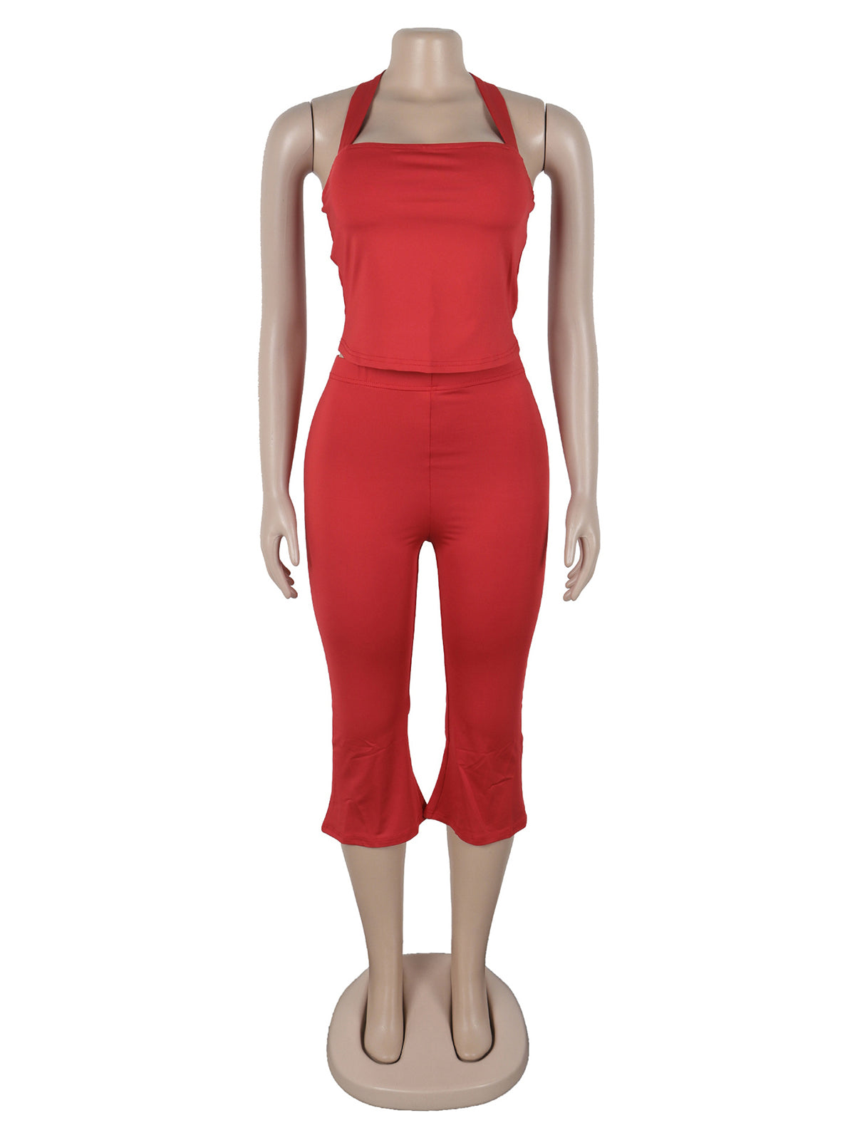 Fashion Halter Vest And Trousers Casual Set