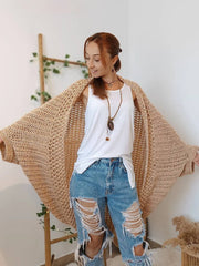 Casual Soft Comfy Cable Knit Cardigan Sweaters