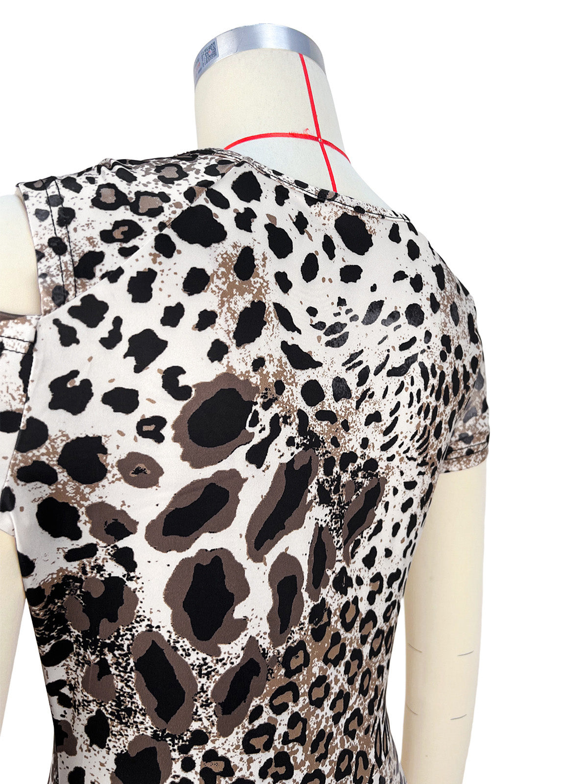 Sexy Leopard Print Tight Capri Jumpsuit