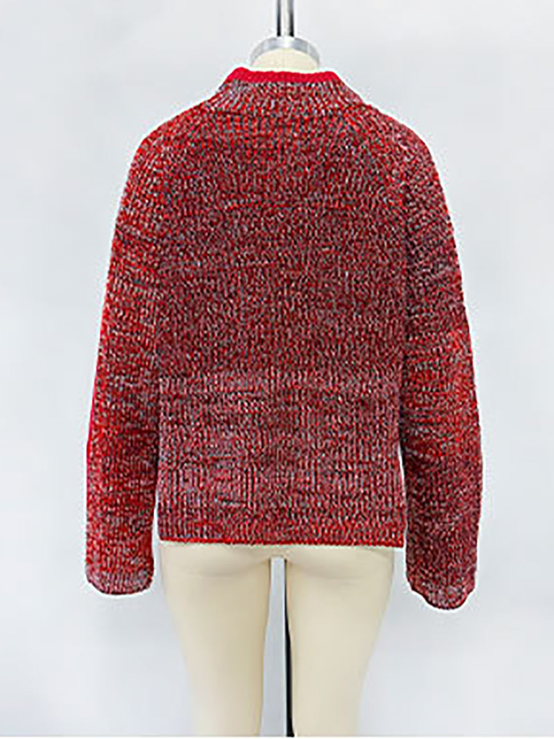 Fashion Christmas Flared Sleeve Sweater