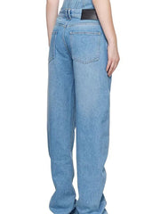 Casual Patchwork High Waist Corset Jeans