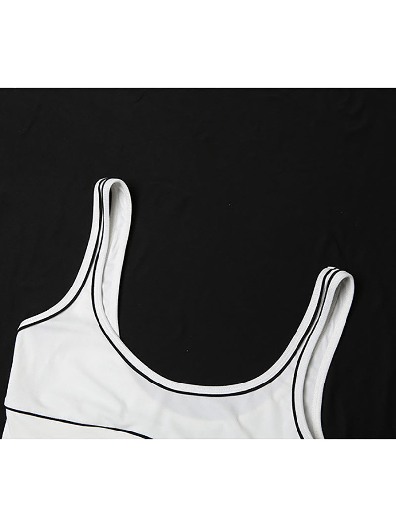 Sexy Crop Vest Mini Skirt Sports Casual Two Pieces Set