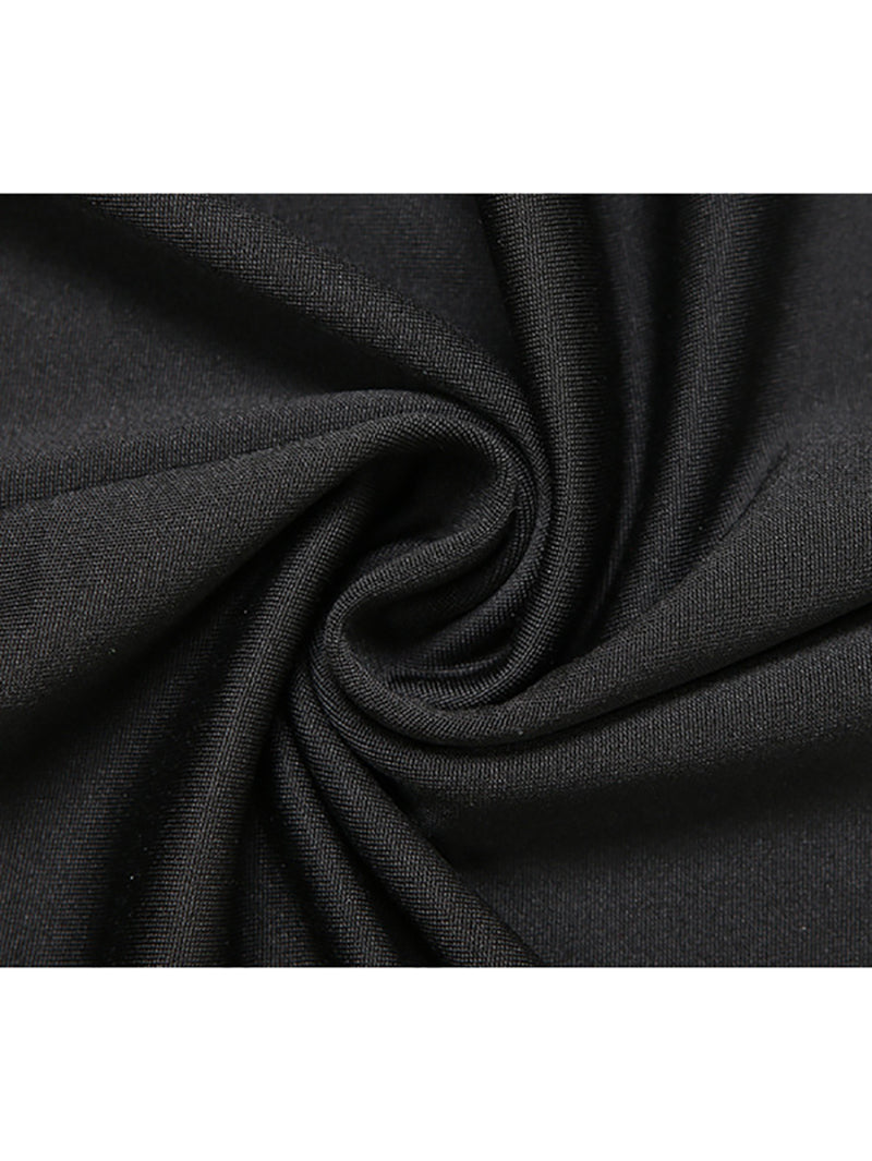 Half A Turtleneck Sleeveless Slim Maxi Dress
