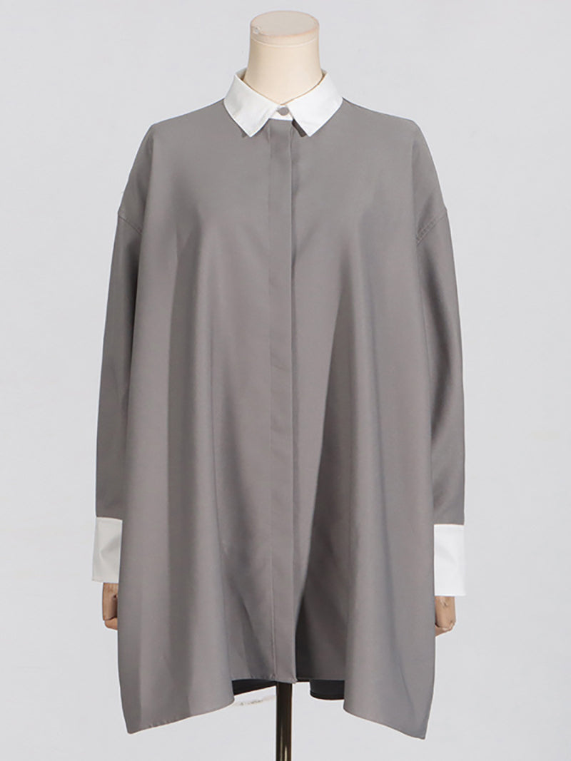 Fashion Casual Minimalist Loose Coats