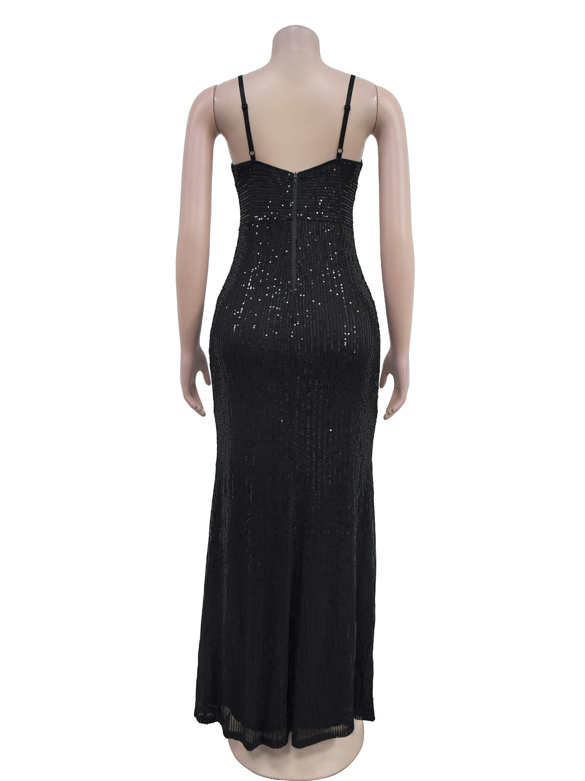 Spaghetti Strap Sequin Club Prom Cocktail Dress