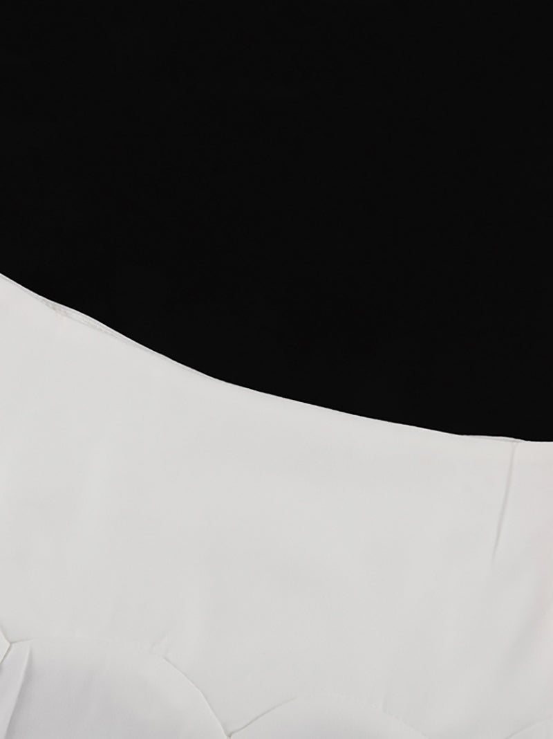 Elegant O Neck Cropped Top and Maxi Skirt Sets