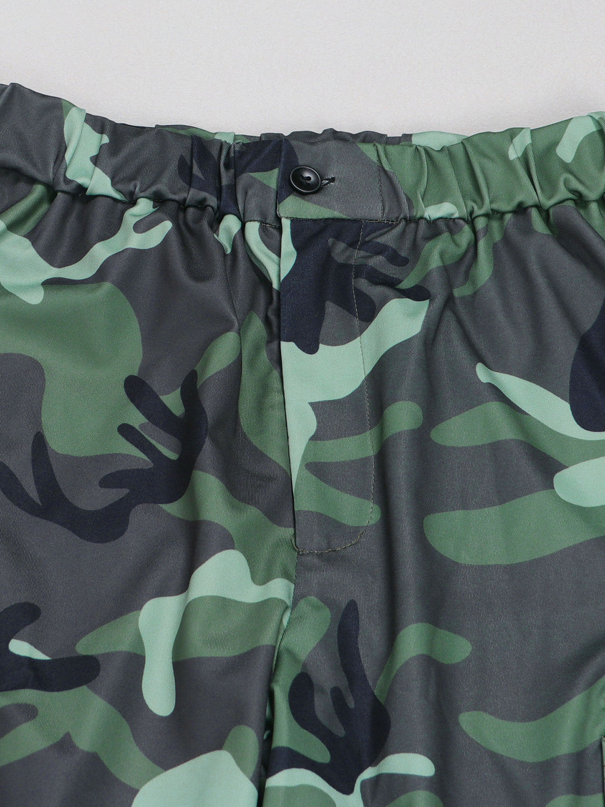 Casual Camo High Waist Cargo Shorts