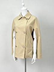 Cropped Cape Trench Jacket-boutique