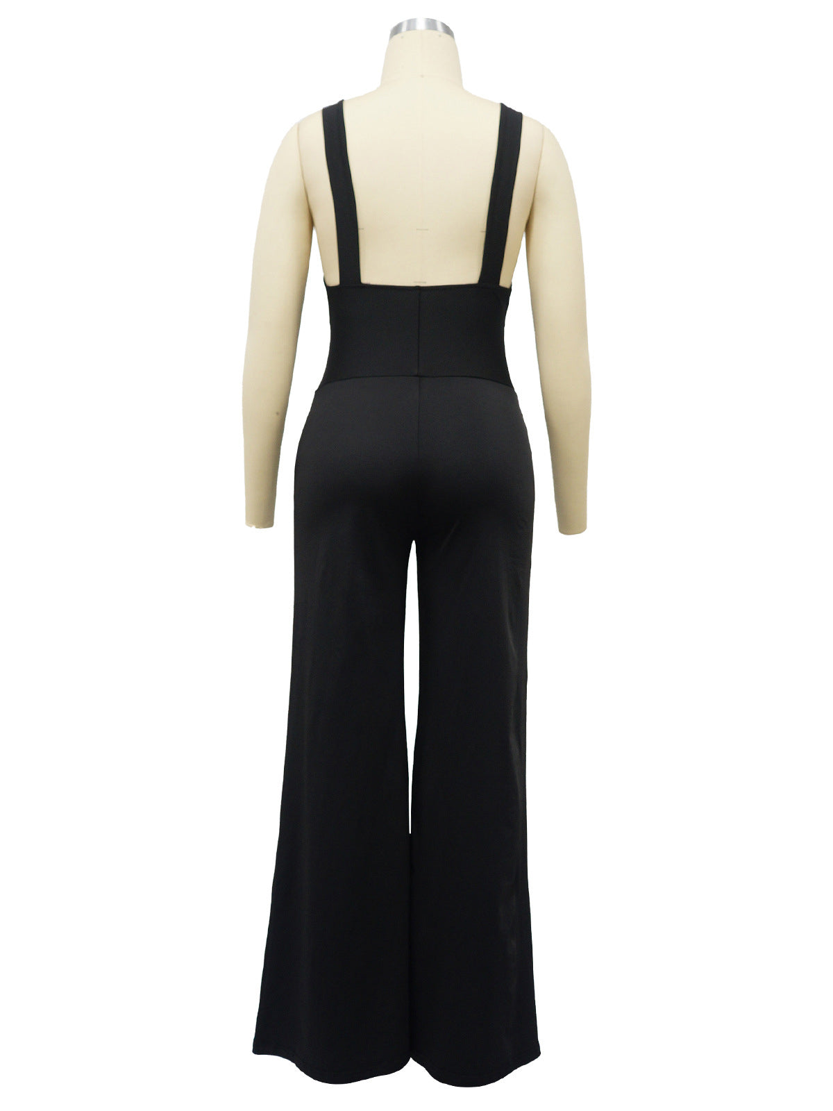 Sexy Deep V Backless Wide leg Jumpsuit