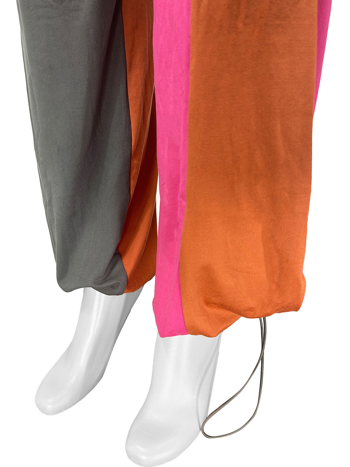Casual Color Block Patchwork Top And Pants Sets