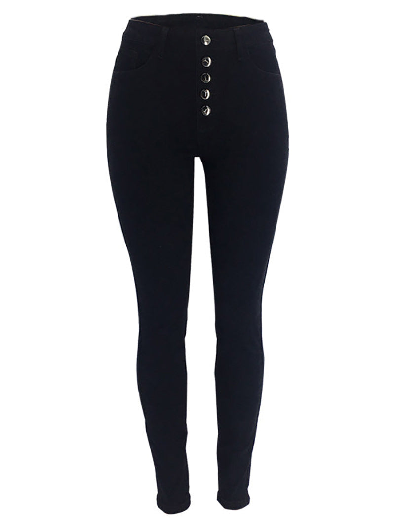 Fashion High Waist Skinny Jeans Pencil Pants