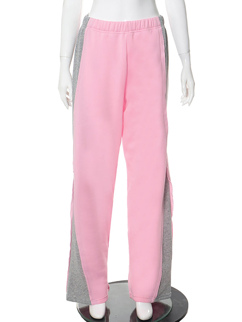 Loose Elastic Waist Casual Sweatpants