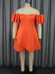 Plus Size Off Shoulder Sexy Party Dress