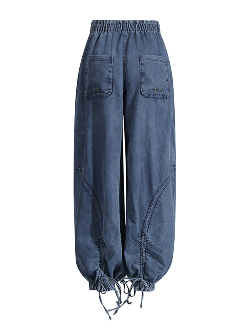 Urban Chic Denim Cargo Pants Jeans