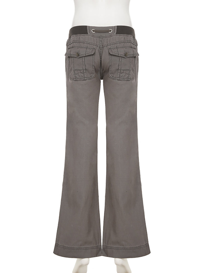 Vintage Low Drawstring Waist Jeans