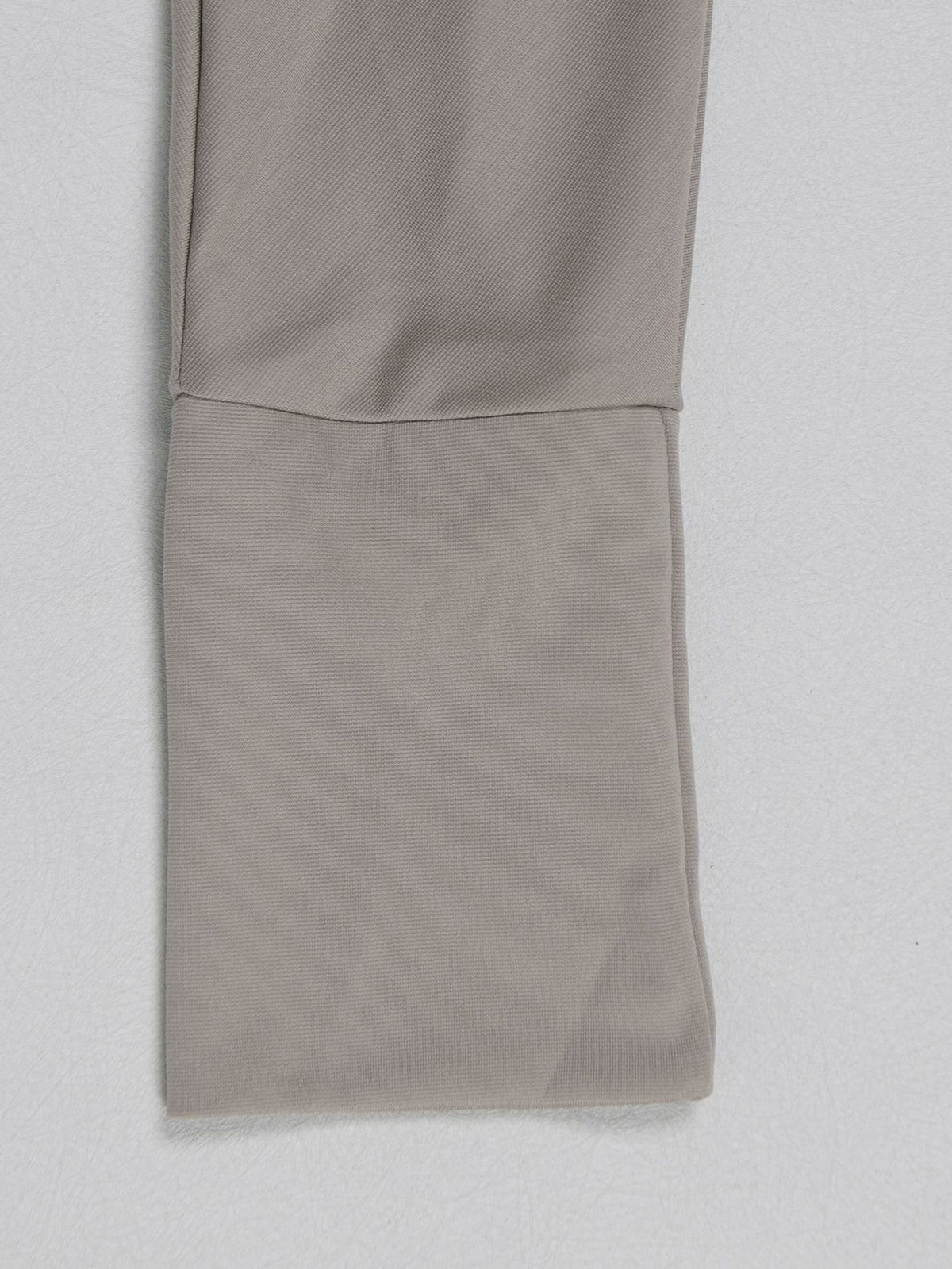 V-Turn down Collar Elastic Slim Pant Casual Set