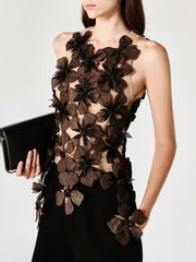 Fashion Solid Spliced Appliques Slimming Vests
