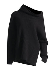 Fashion Off Shoulder Knitted Pullover Loose Sweaters
