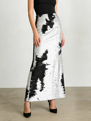 Fashion Sequin Maxi Skirt