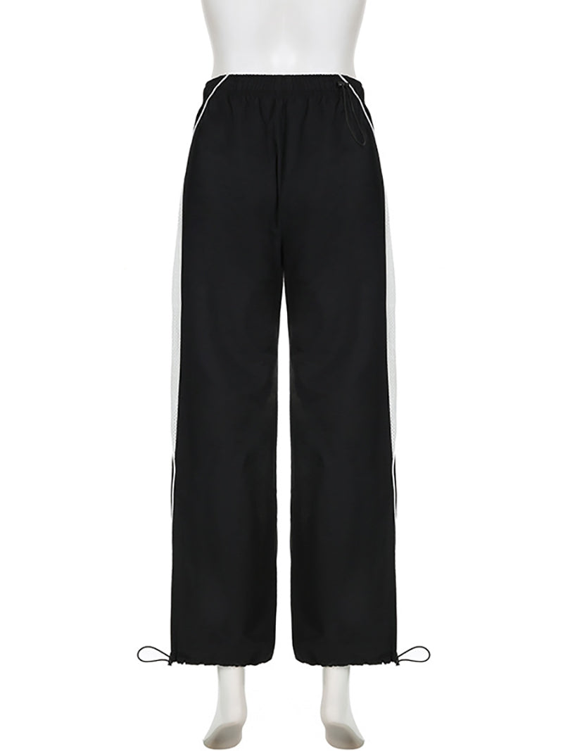 Casual Elastic Waist Sports Pants