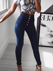 Fashion High Waist Skinny Jeans Pencil Pants