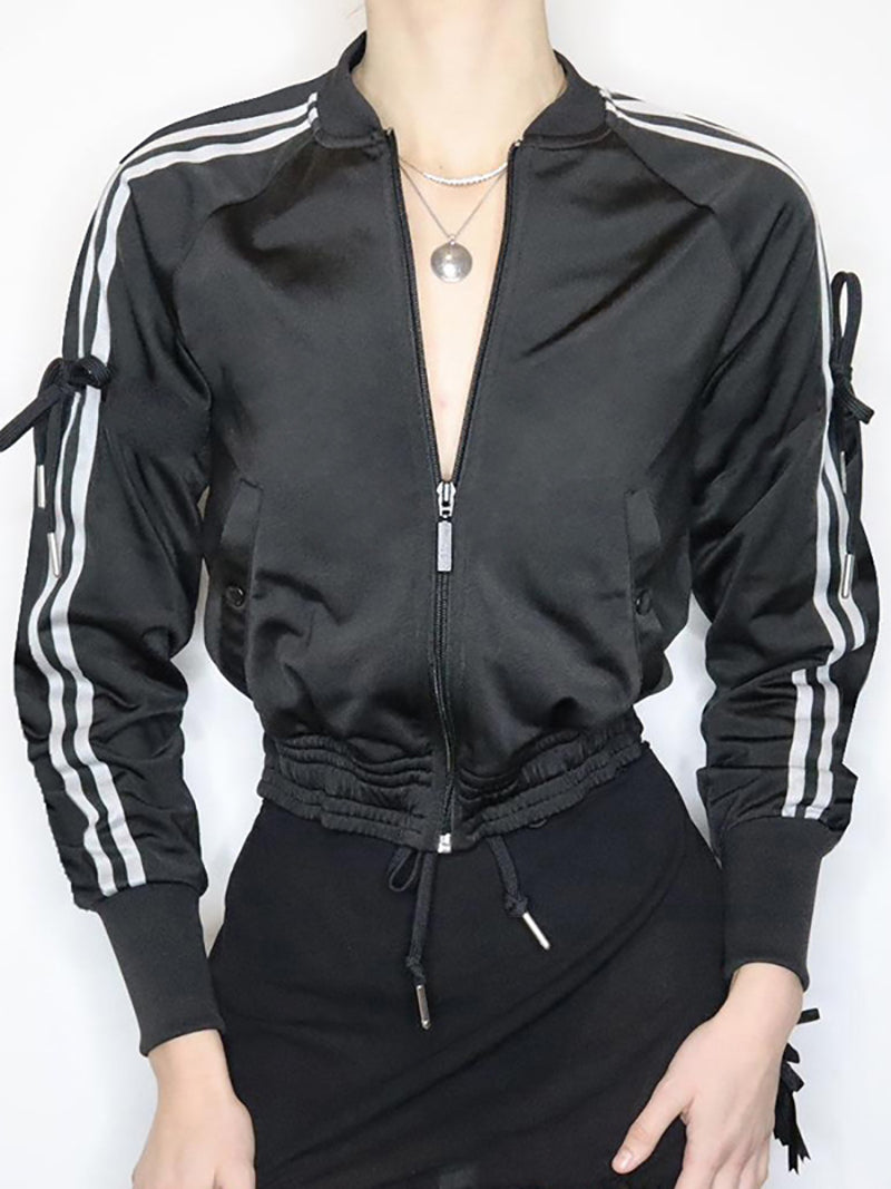 Vintage Sports Slim-Fit Cropped Jacket