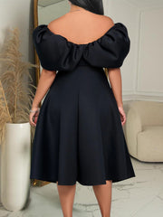 Elegant Off Shoulder Backless Party Dress