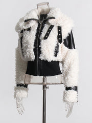 Fashion Artificial LaLambswool Jacket Coat