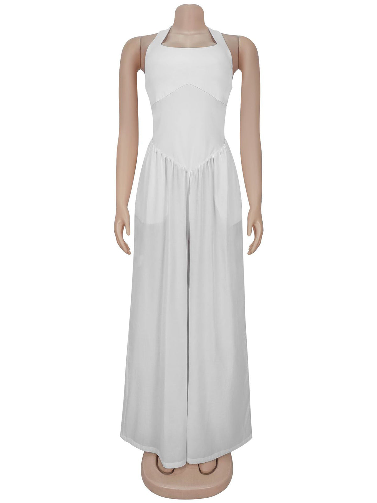 Halter Backless Loose Casual Jumpsuit