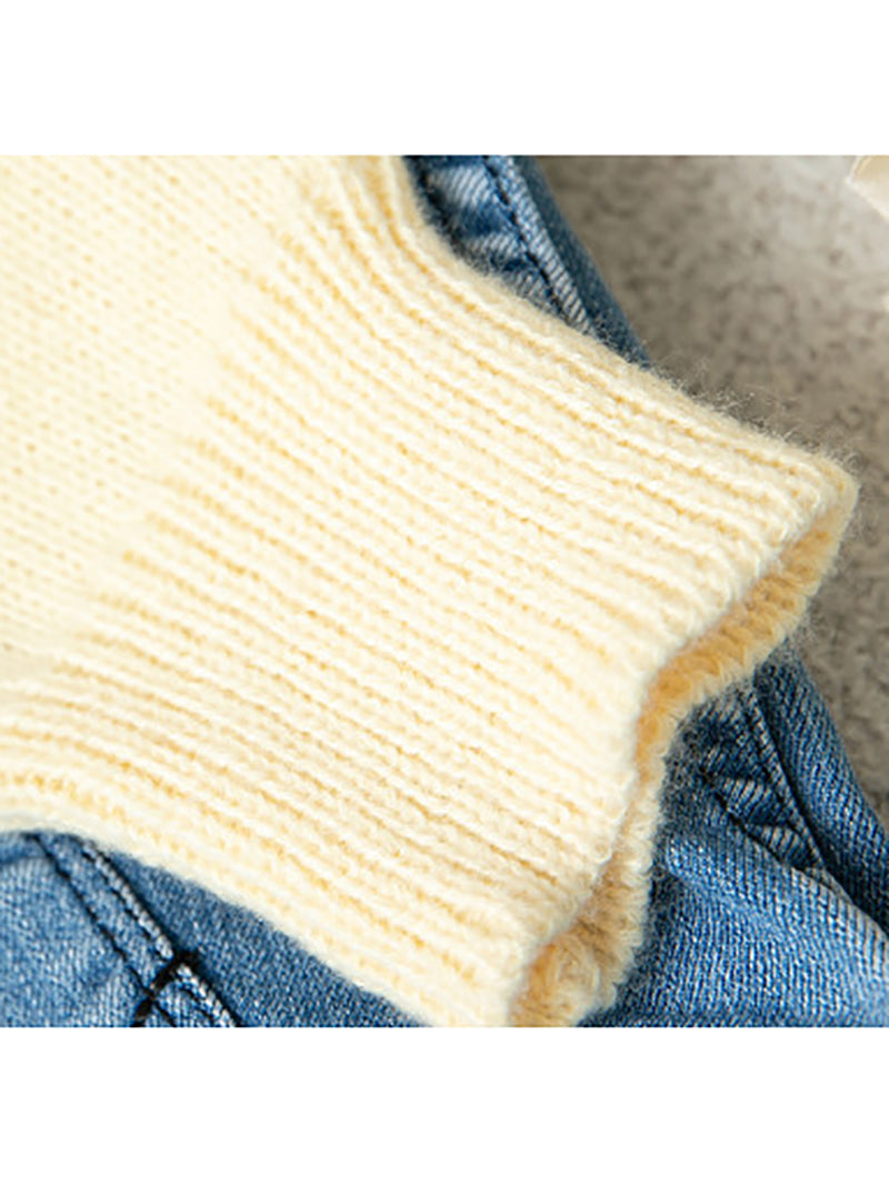 Casual Button-Up Long Sleeve Knit Cardigan Sweater