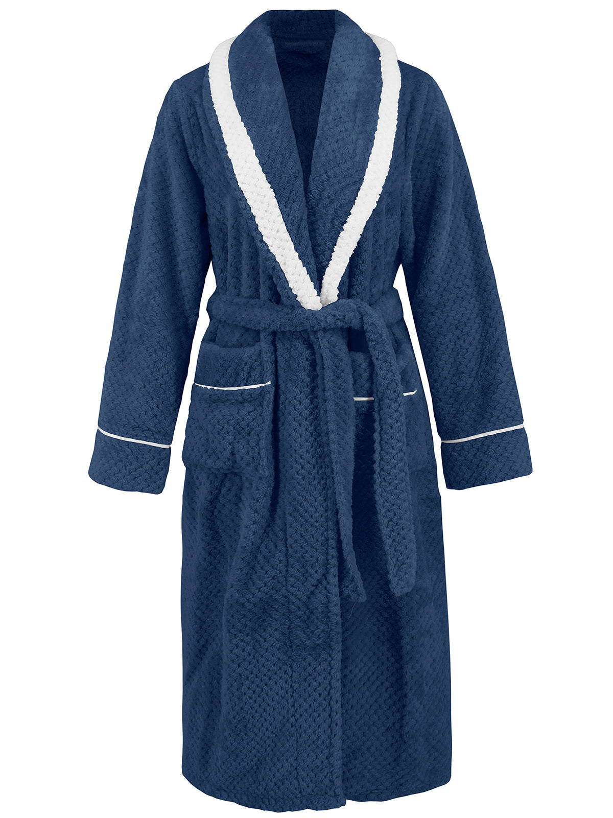 Lengthened Bathrobe Splicing Home Clothes Robe