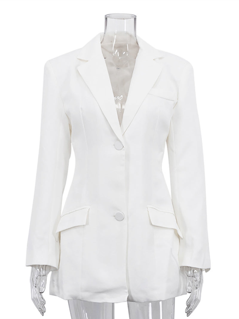 Fashion Long Sleeve Slim Blazer
