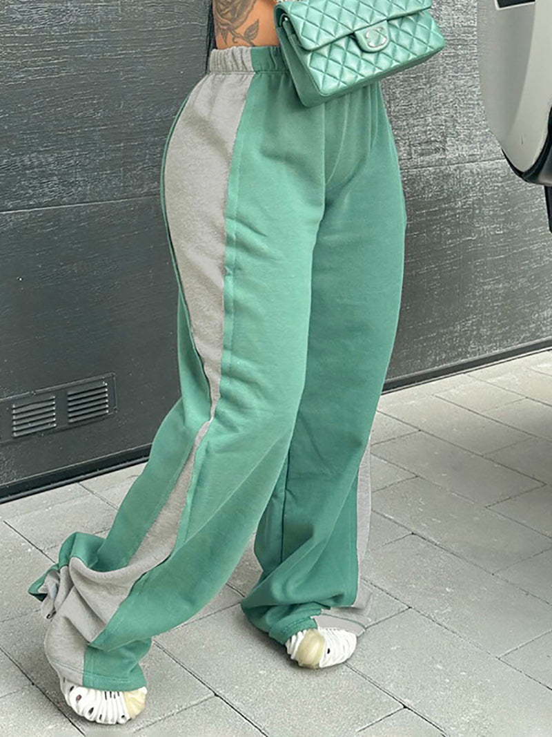 Loose Elastic Waist Casual Sweatpants