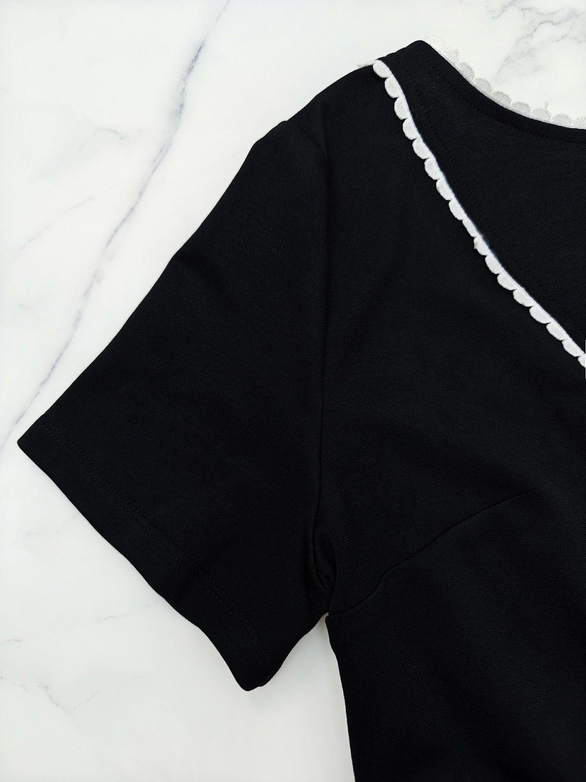 Elegant Round Collar Bodycon Midi Dress
