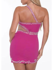 Sexy Rhinestone Club Bodycon Dress