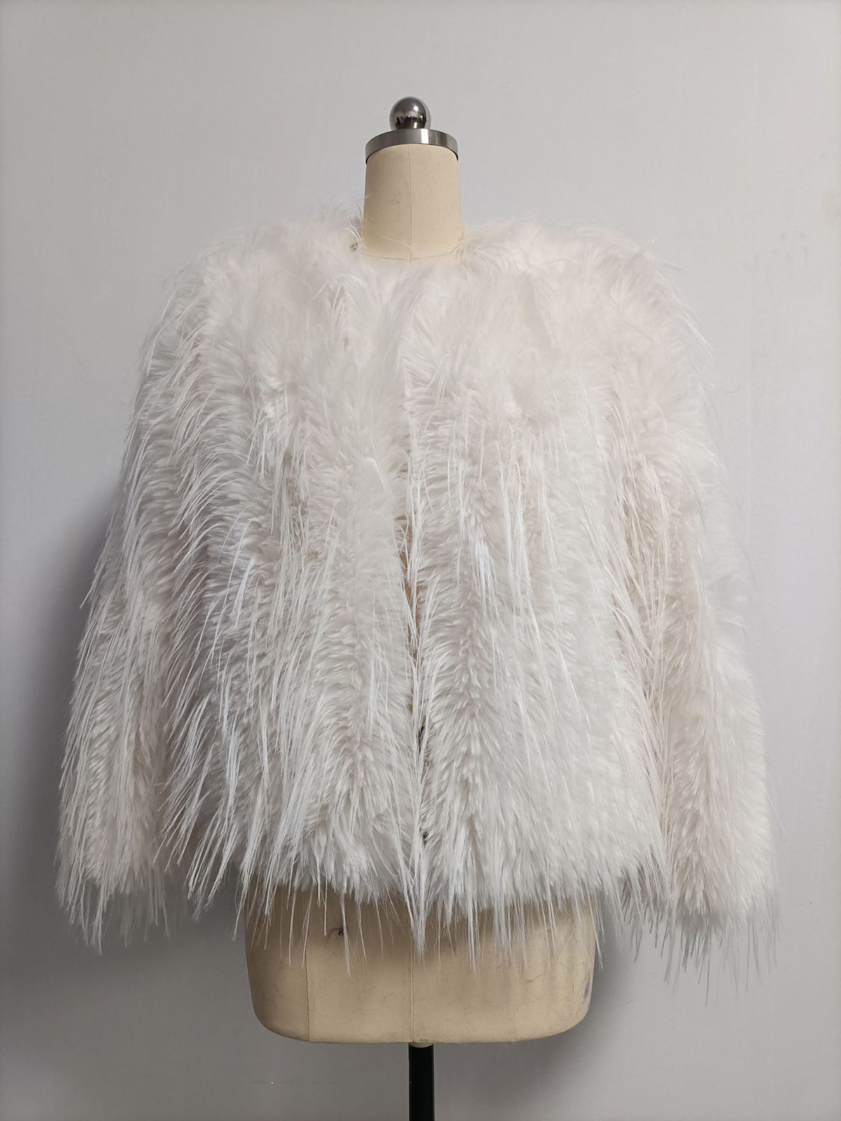 Fashion Faux Fur Cardigan Coat