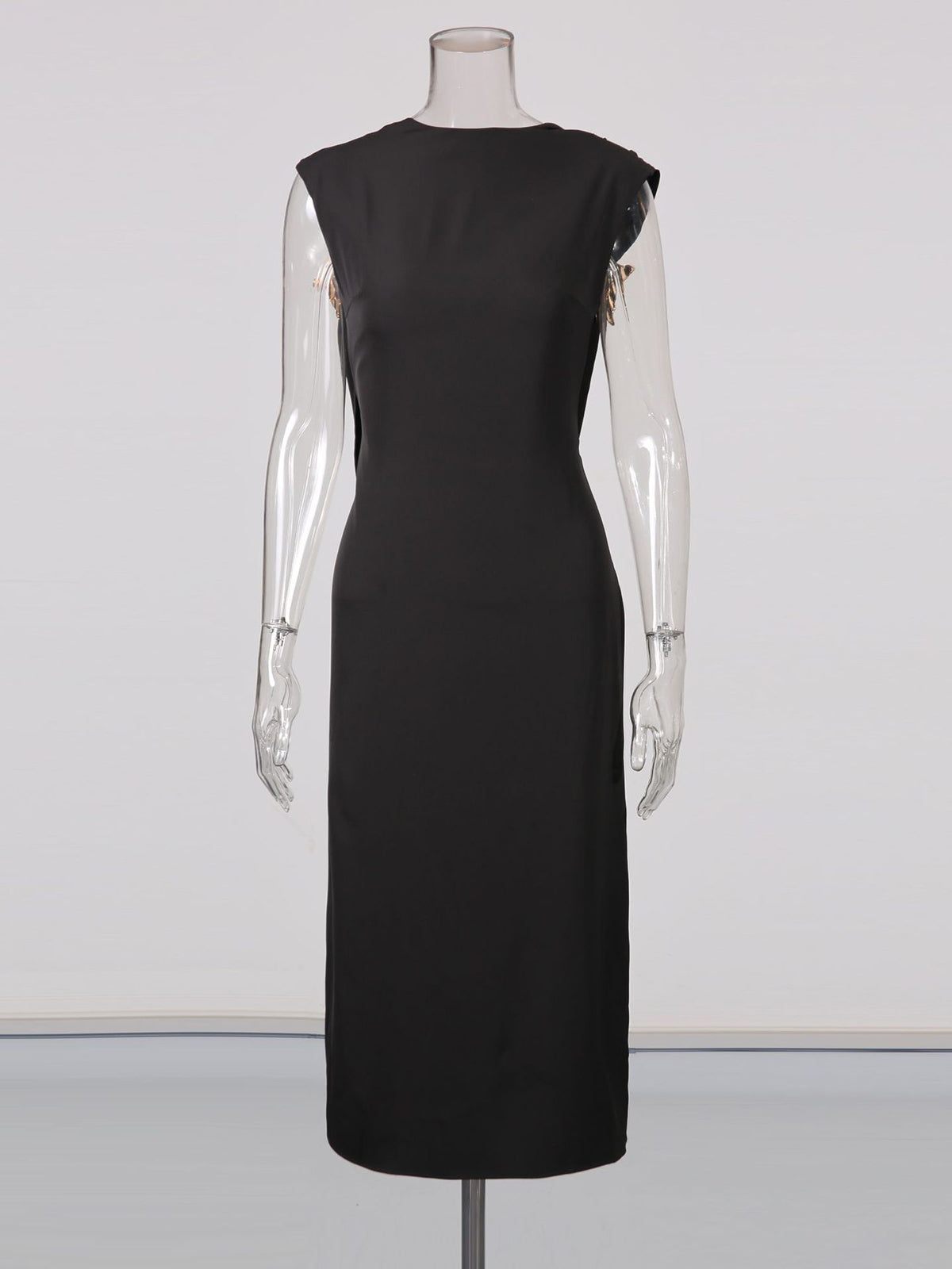 Sexy Backless Sleeveless Slim Midi Dress