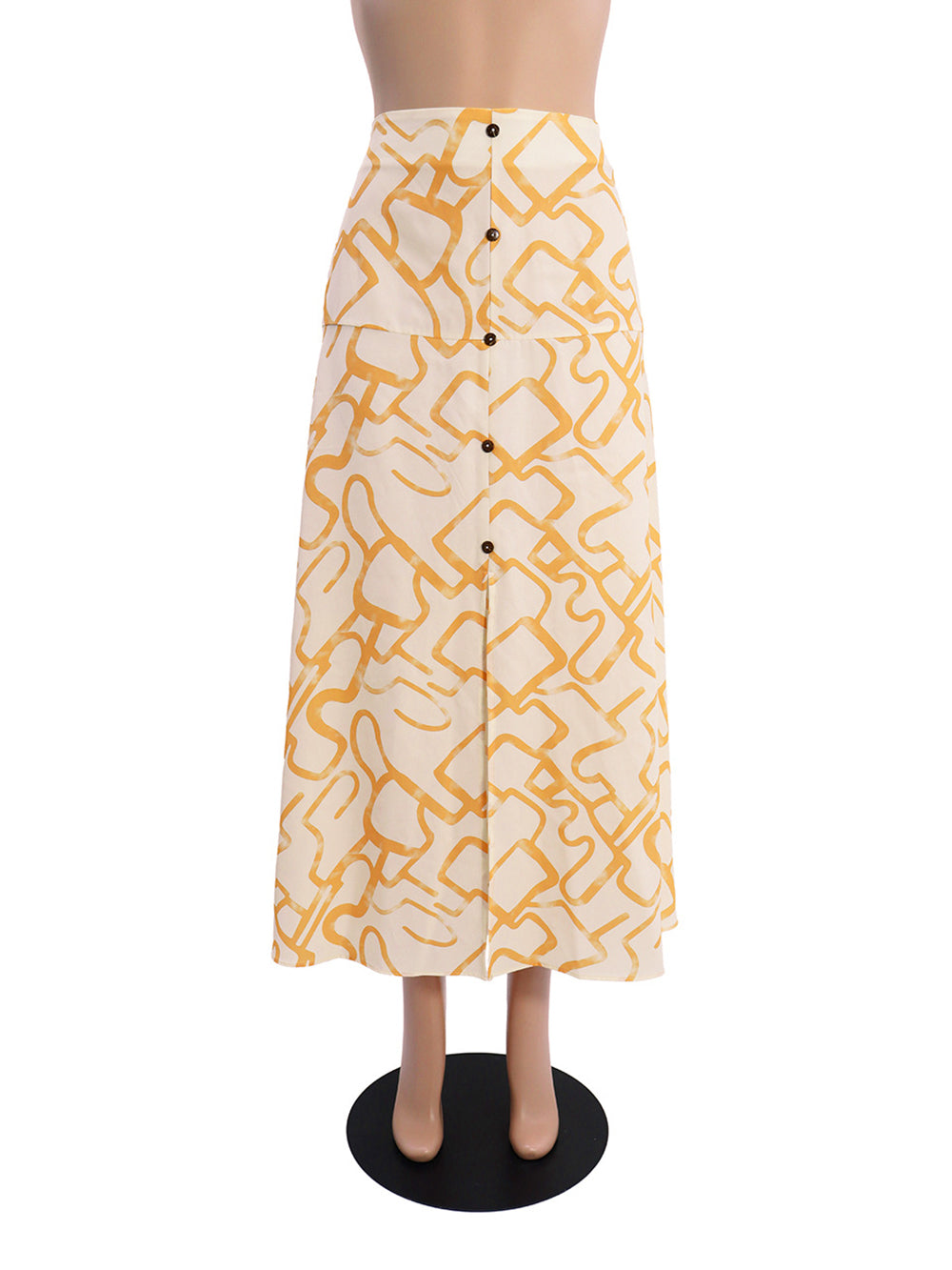 Casual Holidays Print Maxi Skirt