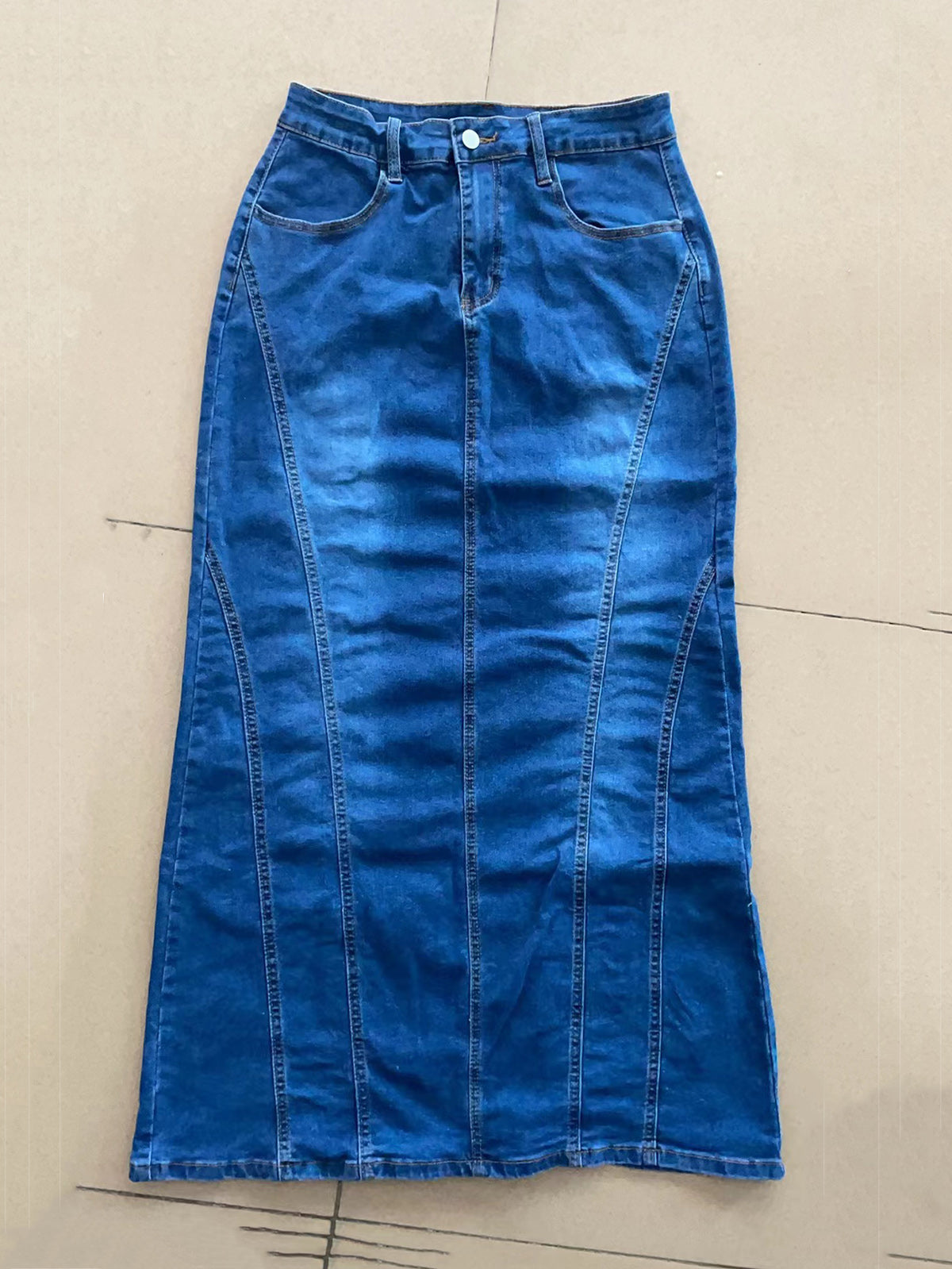 Fashion Elastic Denim Skirt