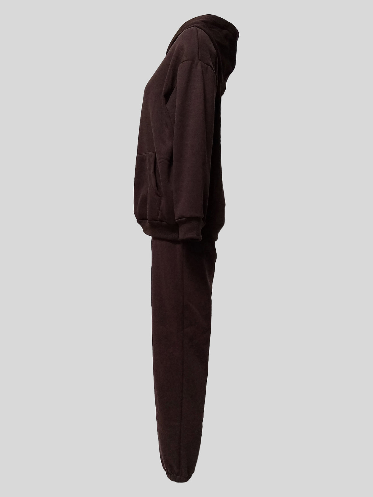 Loose Hooded Pullover and Trousers Sports Two-Piece Set