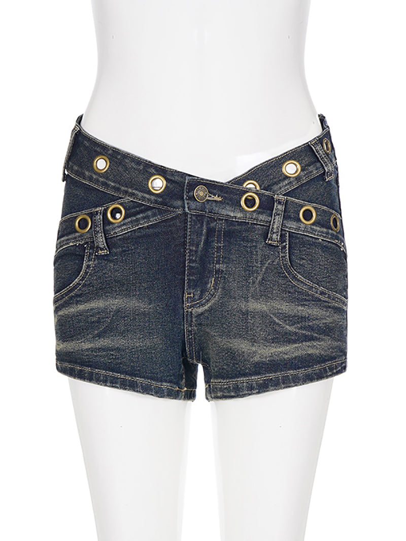Sexy Casual Low Waist Denim Shorts