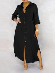 Sexy Boho Robe Loose Shirt Dress