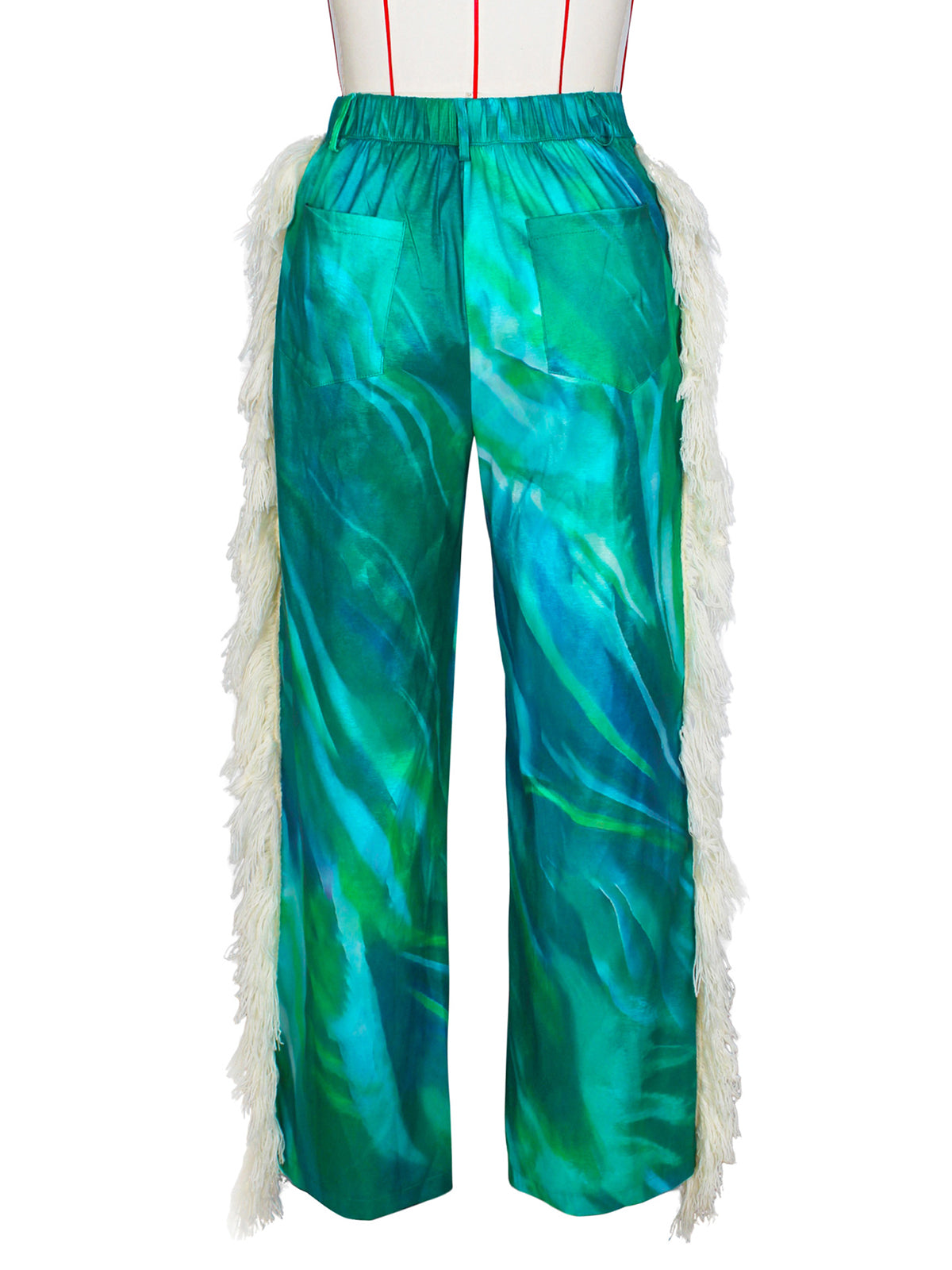 Fashion Boutique Printed Fringe Pants