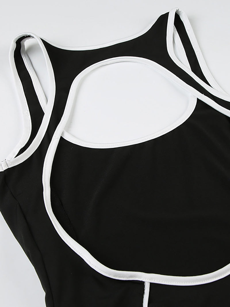 Casual Backless Jumpsuit Sports Fitness Yoga Wear