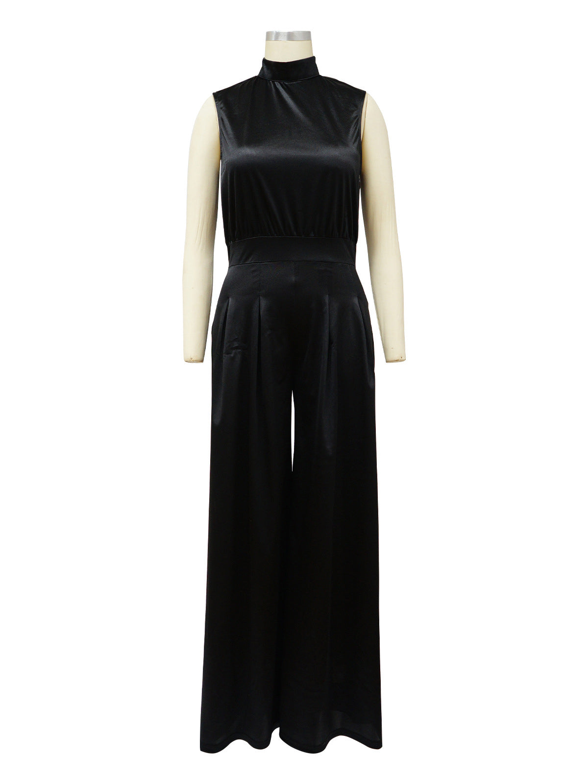 Fashion Sleeveless Wide Leg Jumpsuit