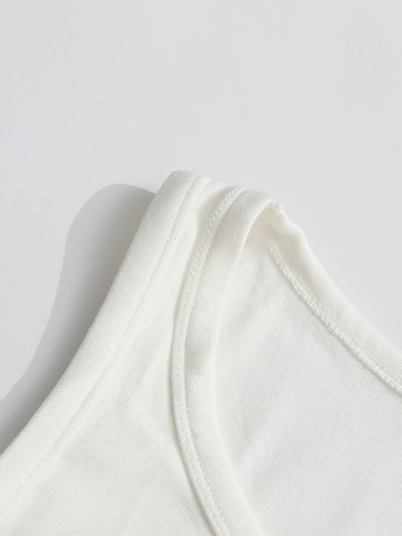 Casual Sleeveless Knit Slim fit Tank Top