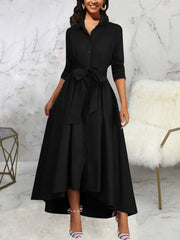 Long Sleeve Loose Elegant Maxi Dress