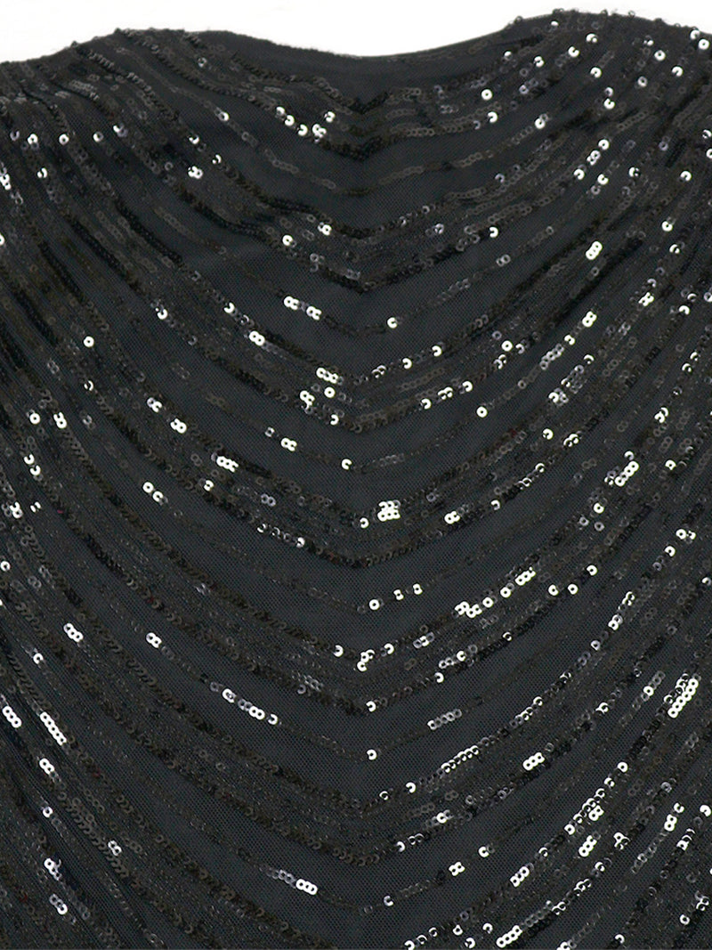 Sexy Strapless Glitter Sequin Bodycon Mini Dress
